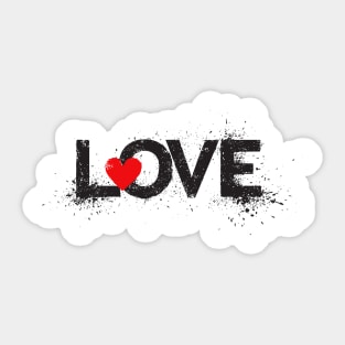 Valentines Day and Love Sticker